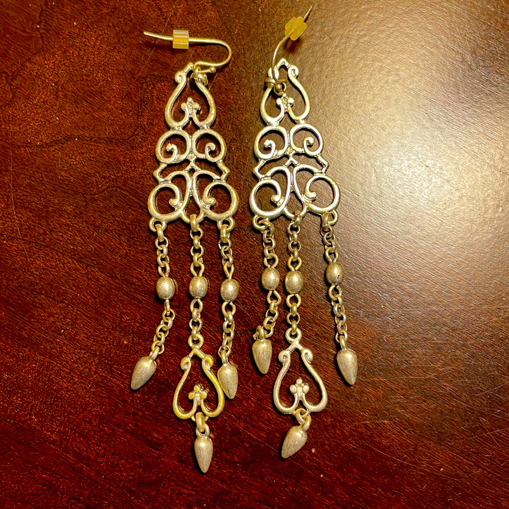 Silver Statement Earrings